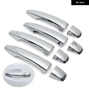 トヨタ カローラ アクシオ 2014 - 18 クローム カー ドアハンドル カバー パッド ステッカー オーバーレイ スタイリング アクセサリー