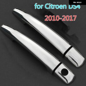 シトロエン DS4 2010 - 2017 クロームハンドルカバー トリム セット DS 4 2011 - 16 カーアクセサリー ステッカー カー スタイリング