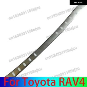 ステンレス トランク スポイラー ガードプレート トランク カスタム カーアクセサリー トヨタ RAV4 2019-2024