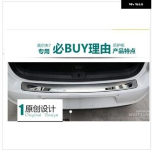 カー スタイリング リア バンパー プロテクター シル インテリア トランク リアガード トレッドプレート ペダル フォルクスワーゲン ゴルフ 7 MK7 2012-2017