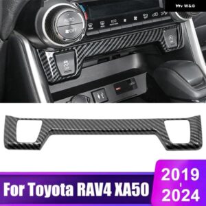 トヨタ RAV4 2019 - 24 RAV 4 XA50 ハイブリッドカー セントラ ル コントロール シート ヒート ボタン トリム カバー アクセサリー