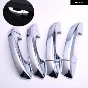 シュコダ カロク 2017 - 21 クローム カーサイド ドアハンドル カバー トリム ステッカー スタイリング アクセサリー