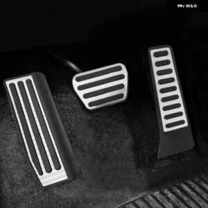 ステンレス AT ガスブレーキ 燃料 フットレスト ペダルカバー ランドローバー レンジローバー HSE ヴォーグ L323 L322 2005-2012 アクセサリー