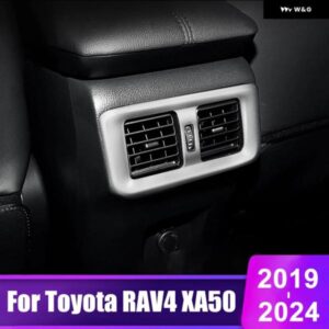トヨタ RAV4 XA50 2019 - 24 RAV 4 ハイブリッドカー リア エアコン ベント アウトレット カバー トリム アクセサリー