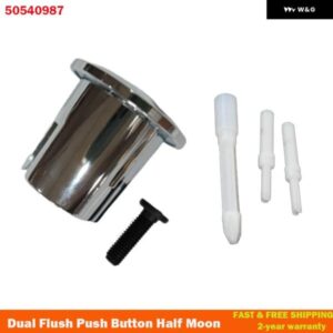 AH0001800R 822043001 ROCA シスタン D2D デュアルフラッシュ プッシュ ボタン ハーフムーン スタイル と互換性あり