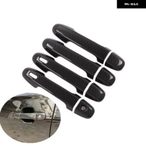 スバル XV クロストレック 2018-2023 カーボン ドアハンドル カバー 装飾 ステッカー オーバーレイ スタイリング アクセサリー