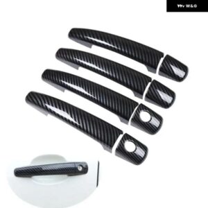 シトロエン ジャンピー ディスパッチ 2007-2015 クロームカーボン カー ドアハンドル カバー トリム スタイリング ステッカー 自動車アクセサリー