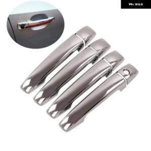 スバル フォレスター SH 2008 - 12 カーボン カー ドアハンドル カバー ステッカー オーバーレイ スタイリング アクセサリー