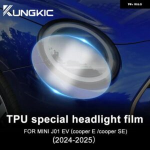 TPU ヘッドライト フィルム ミニ エレクトリック クーパー E SE J01 EV 2024 2025 スモーククリアテール リアランプ ステッカー 傷防止
