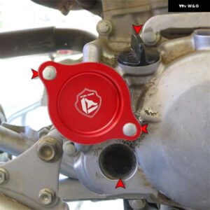 アルミオイル フィルター カバー レッドアルマイト加工 ホンダ TRX450R TRX450ER 2006 2014