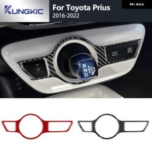 トヨタ プリウス 2016 - 22 LHD RHD カーギア ボックス フレーム インテリア アクセサリー リアルソフトカーボン