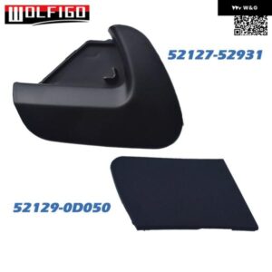 オートカーフロント バンパー 牽引フックカバー グリル キャップトレーラーシェル52127-52931 52129-0D050 トヨタ ヤリスLE 2012 2013 2014新