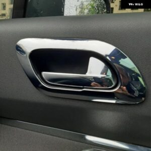 ABSクローム 車内ドアウィンドウハンドル フレーム カバー トリム ステッカー プジョー 3008 2009 -2015 スタイリング アクセサリー