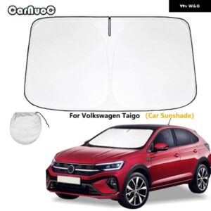 VW TAIGO 車用サンシェード サンシェード フロントリア ウィンドウフィルム フロントガラス バイザー カバー UVカット リフレクター アクセサリー