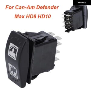 CAN-AM DEFENDER MAX HD8 HD10 CAN AM ATV 8ピン 左手用 LH パワーウィンドウ コントロール スイッチ ドライバー プッシュ ボタン