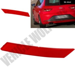 SEAT LEON FR 2013 - 16 左側リア バンパー リフレクター ライトランプカーアクセサリー 5F0945105G