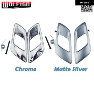 クローム/マットシルバー インサイド ドアハンドル トリム カバー マツダ BT50 2012-19 フォード レンジャー トラック フォード エベレスト 2015-2019