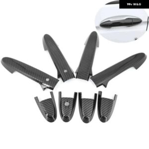 カーボンクロームカーサイド ドアハンドル カバー ステッカー ホンダ シティ2015 - 20 スタイリング アクセサリー