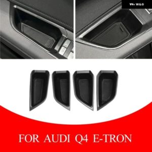 アウディ Q4 E-TRON 2019-2022 車用センター コンソール アームレスト ボックス ドア 収納 ボックス インナーマネージャーカーアクセサリー