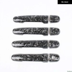 トヨタ ハイラックス VIGO 2005 - 2014 パターン カーボン クローム カー ドアハンドル カバー トリム スタイリング アクセサリー