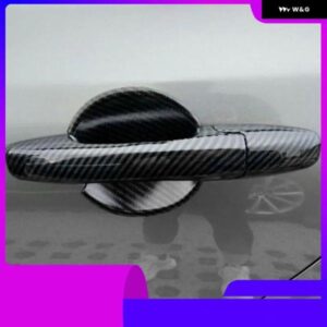 カーボン クローム カー ドアハンドル カバー 装飾 トリム ホンダ シビック 2006 - 11 スタイリング アクセサリー