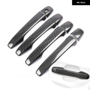 カーボン カー ドアハンドル カバー パッド トヨタ アベンシス T270 2010 - 18 スタイリング アクセサリー