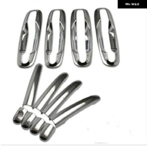 シボレー ラセッティ / オプトラ / エステート / ヌビラ 2004-2009 クローム ドアハンドル カバー ボウル トリム ステッカー スタイリング アクセサリー