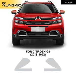 シトロエン C5 2018 - 22 リアビューカバー ステッカー プレカットペイント フィルム TPU クリア 傷防止