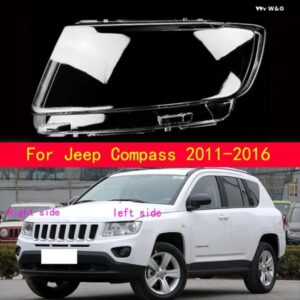 ジープ コンパス 2011-2016 ヘッドランプ シェル クリアランプシェード レンズ フロント ヘッドライト カバー ランプシェード プレキシガラス