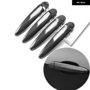 BMW X3 F25 2012-2017 カーボン クローム カー ドアハンドル カバー トリム ステッカー スタイリング 自動車アクセサリー