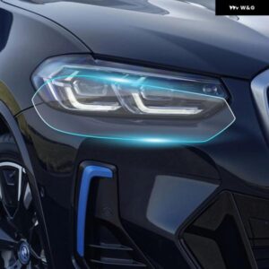 TPU 車用 ヘッドライト フィルム BMW IX3 M スポーツ 2022 2023 2024 アクセサリー 傷防止 プレカット ペイント フィルム