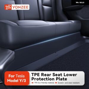 テスラ リアアンダー マット モデルY ジュニパー 2021-2025 モデル3 ハイランド 2024 カーアクセサリーに適用