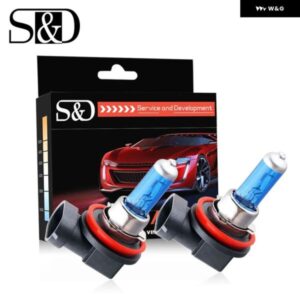 SD H8 35W 12V ヘッドライト バルブ ハロゲン キセノン 充填 超高輝度 ホワイト - 車用 フォグランプ ドライビングランプ DRL デイ ランニングライト