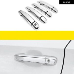 カーボンクロームカーサイド ドアハンドル 装飾 カバー トリム ホンダ アコード2018 - 21 スタイリング アクセサリー