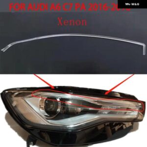 アウディ A6L C7 PA C7.5 2016-2018 車用 DRL ヘッドライト ライトガイドプレート デイタイム ランニングライト チューブ バー