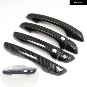 トヨタ プロエース ヴァーソ 2016-2022 カーボン クローム カー ドアハンドル カバー ステッカー スタイリング オートアクセサリー