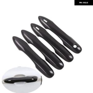 カーボン 車 ドアハンドル カバー ボウル トリム ステッカー トヨタ プリウス 50 2016 - 20 XW50 XW 50 スタイリング アクセサリー