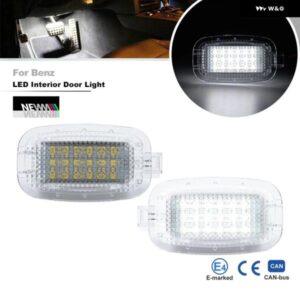 LED カードア カーテシー ラゲッジ フットウェル シャドウライト メルセデスベンツ W164 X164 W245 V251 2006年以降 CANバス トランク インテリア ライト