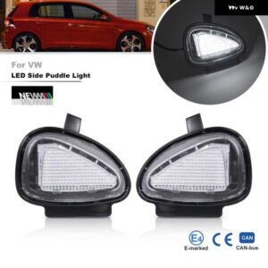 LEDアンダーサイドミラー パドルライト VW MK6 ゴルフ GTI 2010 - 14 CANバスアウトサイドバックミラー パドルランプ
