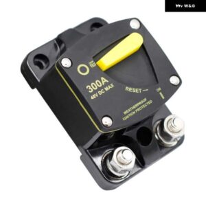 サーキット ブレーカーヒューズリセット 12-48V DC カー オーディオ アンプ用サーキット ブレーカー 防水 300A
