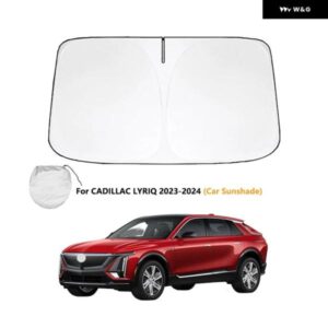 キャデラック リリック 2023-2024 車用サンシェード サンシェード フロントリア ウィンドウフィルム フロントガラス バイザー カバー UVカット リフレクター