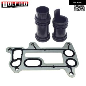 オイル フィルター ハウジング エレメントシールと パイプ セット BMW E90 E60 E61 E87 E83 N47 11427802114 11428506412 11427802115 11427802117