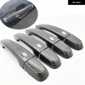 カーボンクロームカー ドアハンドル カバー トリム ステッカー シボレー エクイノックス2017 - 21 スタイリング アクセサリー