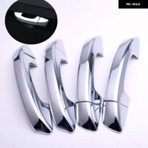 SEAT LEON MK3 2013 - 17 クローム ドアハンドル カバー キャップ トリム カー ステッカー スタイリング アクセサリー