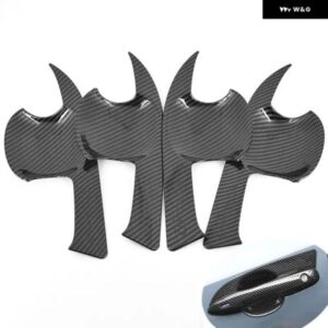 トヨタ カローラ オーリス E210 2019 - 21 カーボン クローム カー ドアハンドル カバー ボウル トリム ステッカー スタイリング アクセサリー