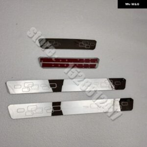 シル キックスカッフペダルバー ステッカー ドアシルプレート プロテクター シトロエン C3 C5エアクロスC4ピカソ2010-2016カーアクセサリー