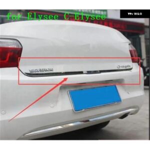 カーアクセサリー ステンレス トランク トランク ラゲッジ トリム カー スタイリング シトロエン エリーゼ C-エリーゼ 1PCS 2014-2018