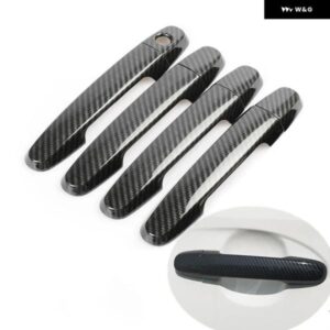 トヨタ VIOS 2002 - 2017 XP40 XP90 XP150 ベルタ クロームカーボン カー ドアハンドル カバー トリム カー スタイリング アクセサリー