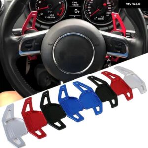 パドル シフター 2個 アウディ A4 B8 A3 8P S3 A5 A6 S6 C6 Q5 A8 R8 TT TTS MK2 8J アバント 車用 ステアリングホイール パドル エクステンション DSG