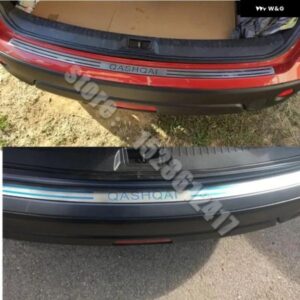 ステンレス 外装 超薄型 リア バンパー プロテクター シル トランク ガード カバー トリム 日産 キャシュカイ J10 2007 - 2012 2013